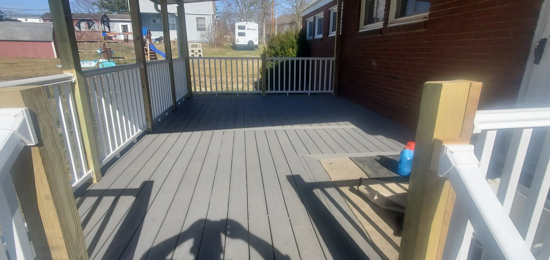 Covered back porch rebuild