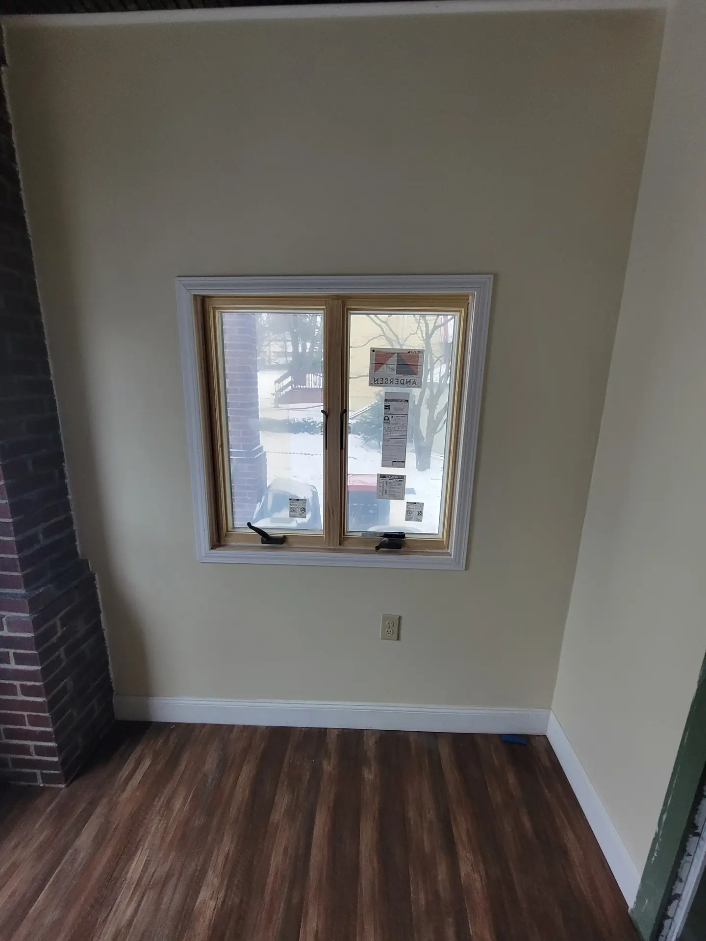 New Andersen window install